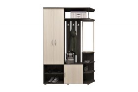 Прихожая Домино венге/дуб млечный в Нефтеюганске - nefteyugansk.mebel-tymen.ru | фото