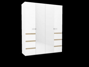 Анона 8 Шкаф для одежды и белья 4-створчатый в Нефтеюганске - nefteyugansk.mebel-tymen.ru | фото