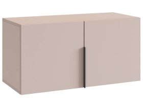 Антресоль двухдверная L800 Баско кашемир в Нефтеюганске - nefteyugansk.mebel-tymen.ru | фото