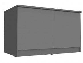 Антресоль-тумба Челси Графит в Нефтеюганске - nefteyugansk.mebel-tymen.ru | фото