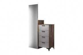 Брента Комод с зеркалом Жемчуг в Нефтеюганске - nefteyugansk.mebel-tymen.ru | фото