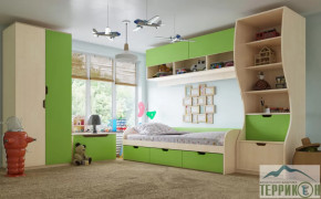 Детская "Киви", набор №1 в Нефтеюганске - nefteyugansk.mebel-tymen.ru | фото