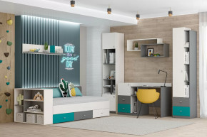 Детская Клео ОК-2, графит, миндаль, океан Диал в Нефтеюганске - nefteyugansk.mebel-tymen.ru | фото