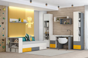 Детская Клео С-2, графит, миндаль, солнечный Диал в Нефтеюганске - nefteyugansk.mebel-tymen.ru | фото