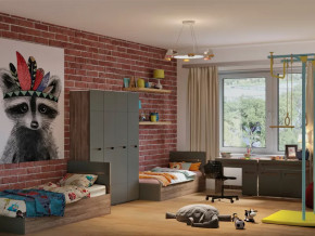 Детская Наоми графит нубук в Нефтеюганске - nefteyugansk.mebel-tymen.ru | фото