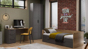 Детская «Стелла» Серый вулкан, Фон Серый, Яблоня Беллуно в Нефтеюганске - nefteyugansk.mebel-tymen.ru | фото