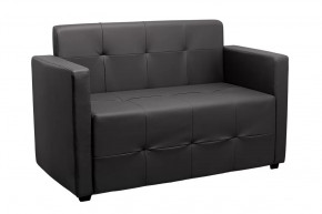 Диван 2-х местный Ситено (черный) в Нефтеюганске - nefteyugansk.mebel-tymen.ru | фото