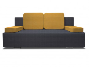 Диван Анри Shaggy Grafit-Shaggy Mustard кат. 2 в Нефтеюганске - nefteyugansk.mebel-tymen.ru | фото