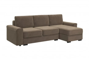 Диван-кровать угловой "Леон" серо-бежевый в Нефтеюганске - nefteyugansk.mebel-tymen.ru | фото