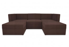 Диван модульный угловой Бергамо пять секций Dream Chocolate кат. 3 в Нефтеюганске - nefteyugansk.mebel-tymen.ru | фото