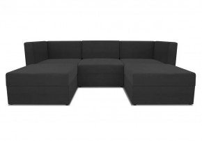 Диван модульный угловой Бергамо пять секций Dream Grafit кат. 3 в Нефтеюганске - nefteyugansk.mebel-tymen.ru | фото