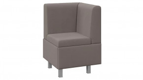 Диван угловой «Каир» Исп.2 Велюр Camaro 05 (мокко) в Нефтеюганске - nefteyugansk.mebel-tymen.ru | фото