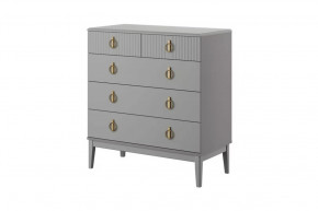 Фарго Комод 5 ящиков 890 Антрацит в Нефтеюганске - nefteyugansk.mebel-tymen.ru | фото