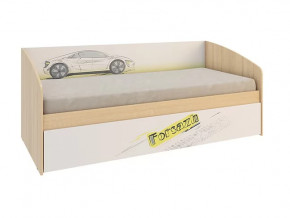 Кровать Форсаж (Софа) дуб сонома/белый в Нефтеюганске - nefteyugansk.mebel-tymen.ru | фото