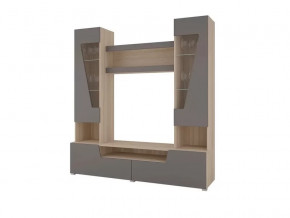 Гостиная Анталия 2 Сонома - Графит софт в Нефтеюганске - nefteyugansk.mebel-tymen.ru | фото