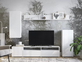 Гостиная Лира ЛДСП белый в Нефтеюганске - nefteyugansk.mebel-tymen.ru | фото