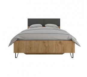 GRACE кровать LOZ120х200 (Дуб наварра/Графит) в Нефтеюганске - nefteyugansk.mebel-tymen.ru | фото