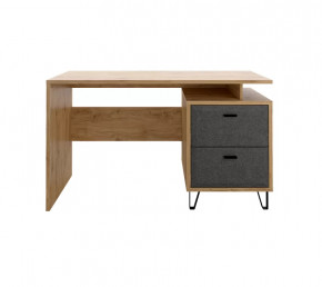 GRACE стол письменный BIU2S  (Дуб наварра/Графит) в Нефтеюганске - nefteyugansk.mebel-tymen.ru | фото