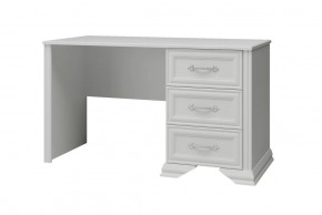 Грация Стол письменный Белый в Нефтеюганске - nefteyugansk.mebel-tymen.ru | фото