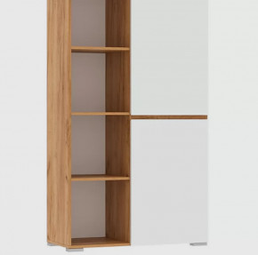 ГРЕТТА Буфет 2С (ш900*г411*в1586мм), ЛДСП дуб крафт золотой/ЛДСП белый в Нефтеюганске - nefteyugansk.mebel-tymen.ru | фото