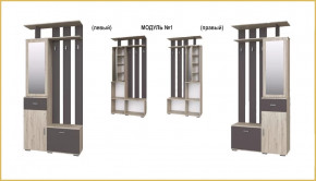 "ИМИДЖ" модуль №01, шкаф-вешалка с зеркалом в Нефтеюганске - nefteyugansk.mebel-tymen.ru | фото