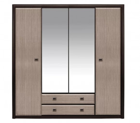 КОЕН шкаф с зеркалом SZF4D2S (Венге/Штрокс) в Нефтеюганске - nefteyugansk.mebel-tymen.ru | фото