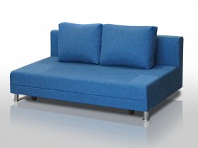 Диван Комфорт Лайт без подлокотников 2 подушки denim в Нефтеюганске - nefteyugansk.mebel-tymen.ru | фото