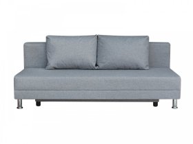 Диван Комфорт Лайт без подлокотников 2 подушки грей в Нефтеюганске - nefteyugansk.mebel-tymen.ru | фото