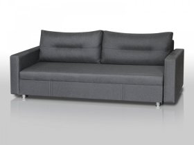 Диван Комфорт с прямыми подлокотниками графит в Нефтеюганске - nefteyugansk.mebel-tymen.ru | фото