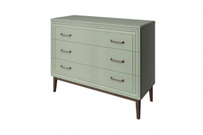Комод 3 ящика Гориция Зелёный самшит в Нефтеюганске - nefteyugansk.mebel-tymen.ru | фото