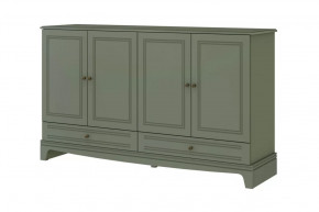 Комод 4 двери + 2 ящика Лорето Лак Зелёный самшит в Нефтеюганске - nefteyugansk.mebel-tymen.ru | фото