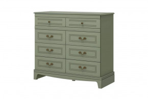 Комод 8 ящиков Лорето Лак Зелёный самшит в Нефтеюганске - nefteyugansk.mebel-tymen.ru | фото