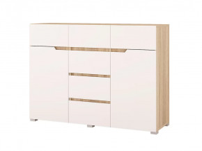 Комод Анталия 1200 Сонома-Белый софт в Нефтеюганске - nefteyugansk.mebel-tymen.ru | фото