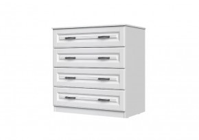 Комод "Кантри" 4 ящика, белый в Нефтеюганске - nefteyugansk.mebel-tymen.ru | фото