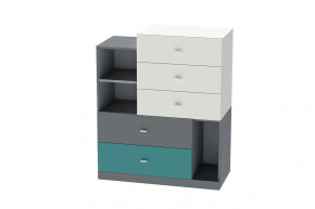 Комод Клео К-1, графит, миндаль, океан Диал в Нефтеюганске - nefteyugansk.mebel-tymen.ru | фото