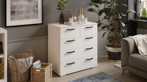 Комод «Квинт» Белый в Нефтеюганске - nefteyugansk.mebel-tymen.ru | фото