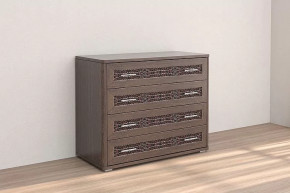 Комод Кэт-4 4 ящика Венге Диал в Нефтеюганске - nefteyugansk.mebel-tymen.ru | фото