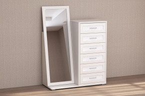 Комод Кэт-4, 6 ящиков с зеркалом Диал в Нефтеюганске - nefteyugansk.mebel-tymen.ru | фото