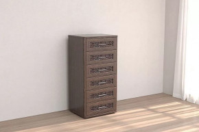 Комод Кэт-4 6 ящиков Венге Диал в Нефтеюганске - nefteyugansk.mebel-tymen.ru | фото