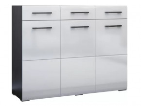 Комод Ненси Венге-Белый глянец в Нефтеюганске - nefteyugansk.mebel-tymen.ru | фото