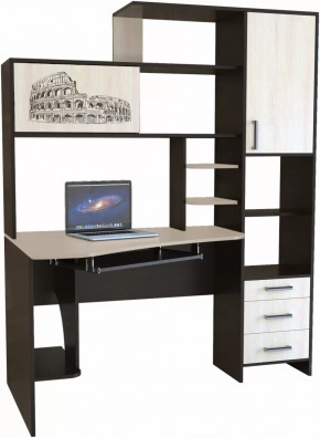 Компьютерный стол КЛ №6.0 Венге/Дуб молочный в Нефтеюганске - nefteyugansk.mebel-tymen.ru | фото