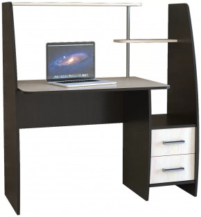 Компьютерный стол КЛ №6.2 Венге/Дуб молочный в Нефтеюганске - nefteyugansk.mebel-tymen.ru | фото