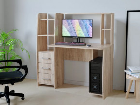 Компьютерный стол КЛ №6.3 Дуб баррик в Нефтеюганске - nefteyugansk.mebel-tymen.ru | фото