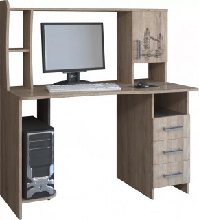 Компьютерный стол КЛ №6.4 Дуб баррик в Нефтеюганске - nefteyugansk.mebel-tymen.ru | фото