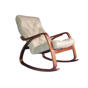 Кресло качалка Гранд замша Legion mocca в Нефтеюганске - nefteyugansk.mebel-tymen.ru | фото