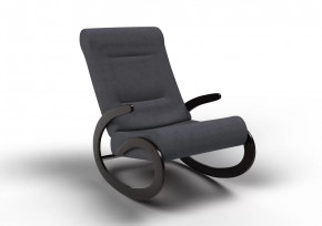 Кресло-качалка Мальта ткань графит в Нефтеюганске - nefteyugansk.mebel-tymen.ru | фото