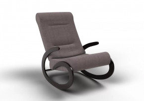 Кресло-качалка Мальта ткань какао в Нефтеюганске - nefteyugansk.mebel-tymen.ru | фото