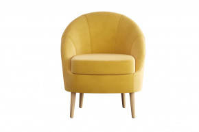 Кресло Комо Модель 005 Велюр Ультра Мустард в Нефтеюганске - nefteyugansk.mebel-tymen.ru | фото