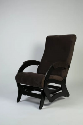 Кресло маятниковое Амелия,ткань шоколад в Нефтеюганске - nefteyugansk.mebel-tymen.ru | фото