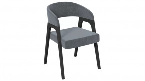 Кресло «Техас 1» Черное дерево, тк. №219 Велюр Jercy graphite в Нефтеюганске - nefteyugansk.mebel-tymen.ru | фото